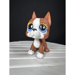 GREAT DANE DOG #589 - Authentic Littlest Pet Shop - Hasbro 2007 LPS Diamond Eyes